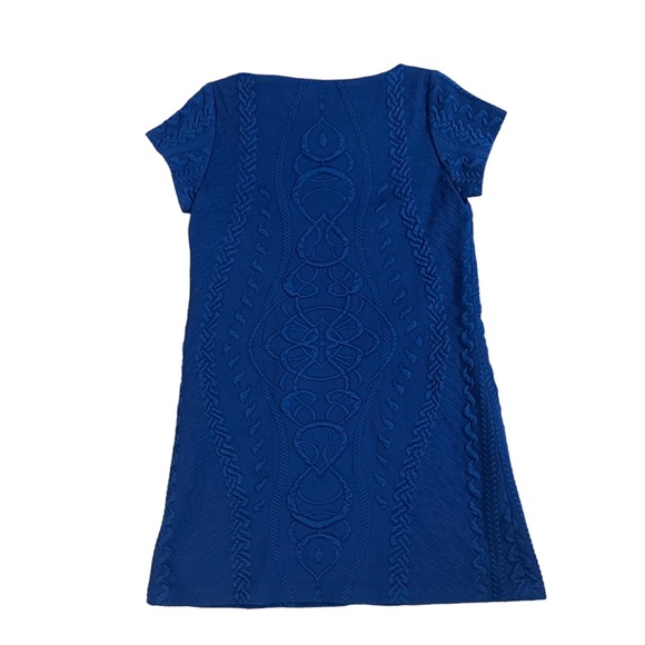 Amada Uprichard Blue Textured Mini A Line Dress size M - Picture 3 of 10